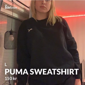 Puma tröja - Väldigt bra kvalite och varm, storlek L, frakt 66kr spårbart. Kan gå ner i pris vid snabb affär