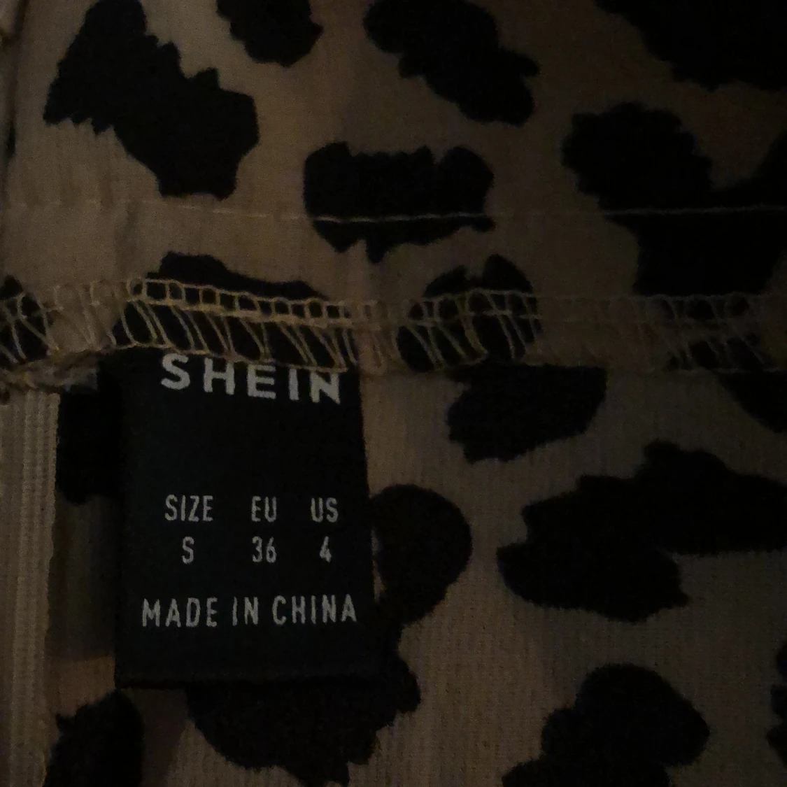 Leopard kjol från shein
