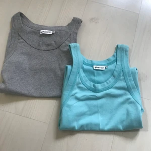 Gina toppar - Säljer dessa två linnen från Gina Tricot i stl xs. Fint skick💞 Ett linne för 20kr eller båda för 30kr