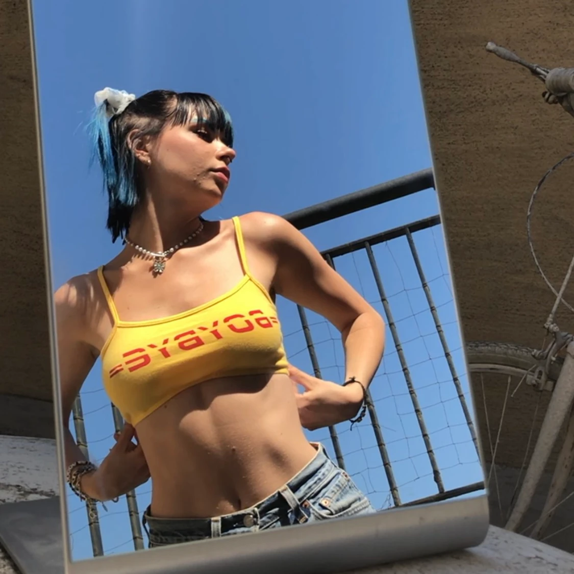 Boy Bye crop top  - 91