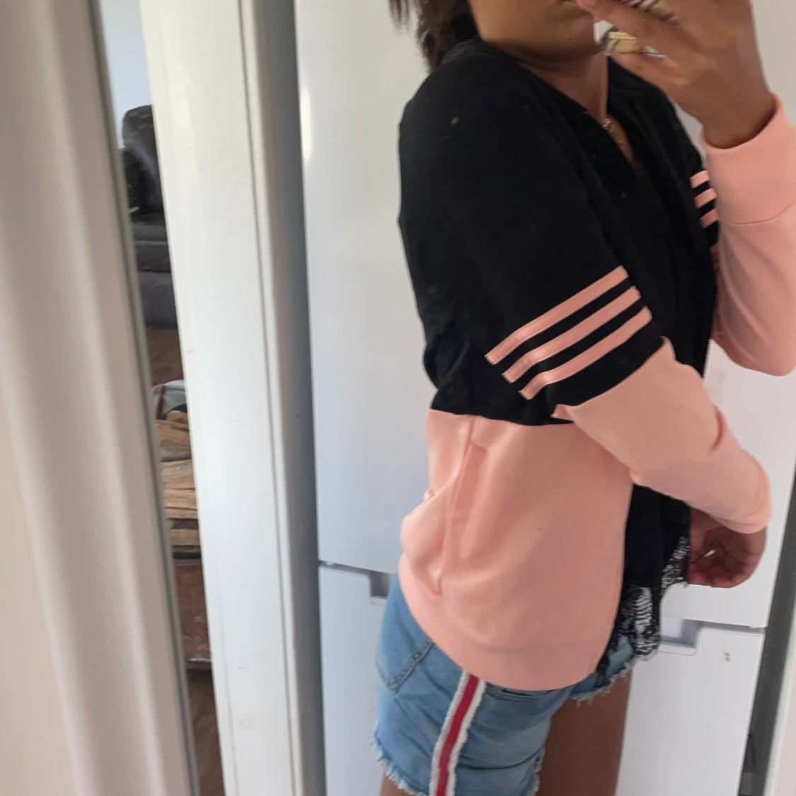 Addidas tjocktröja rosa