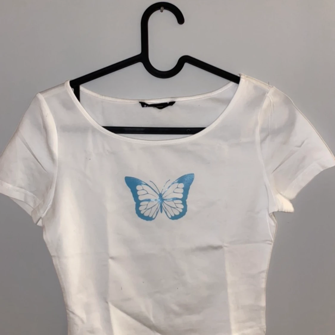 Vit t-shirt med tryck