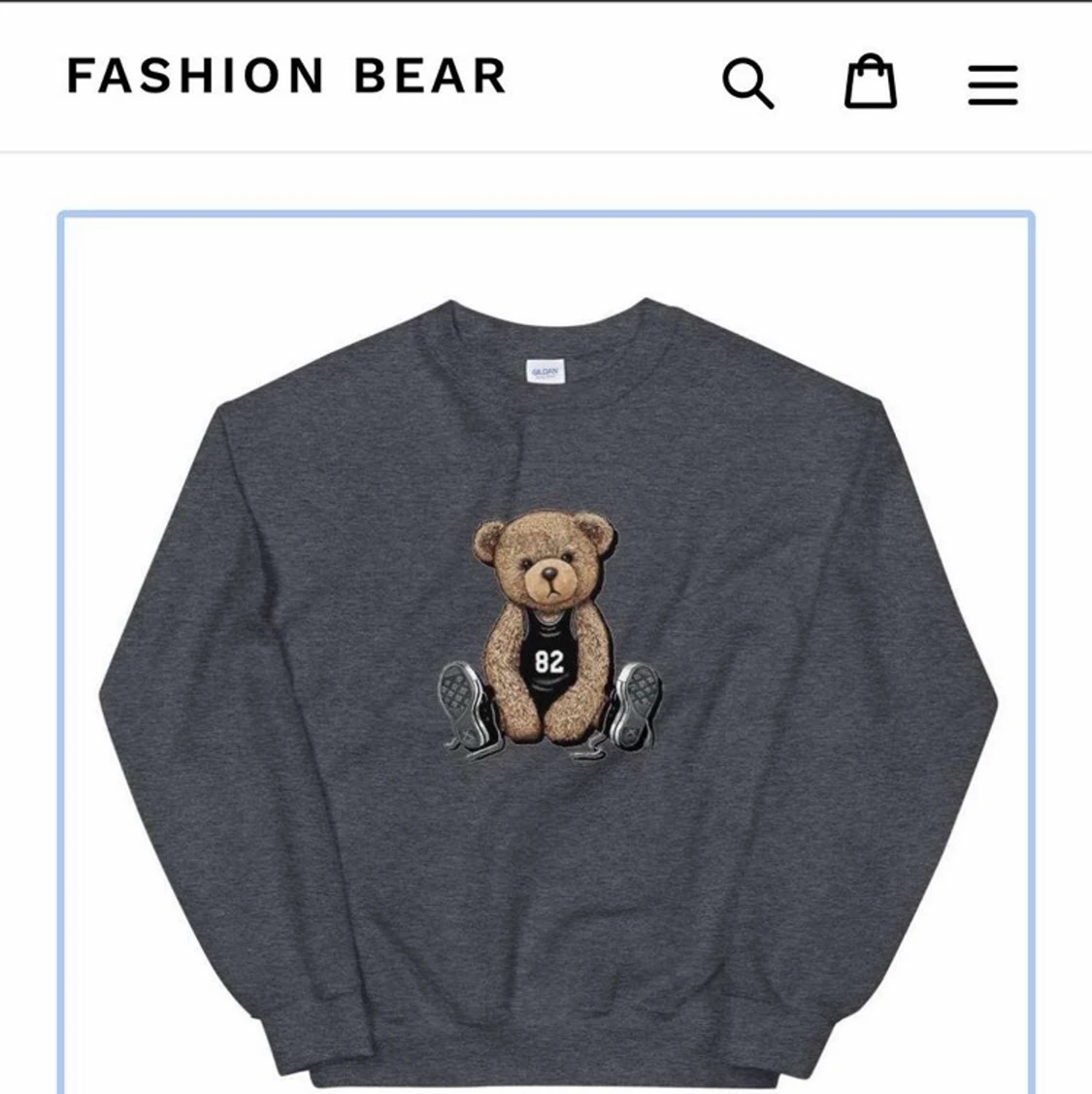 Fashion bear sweatshirt 