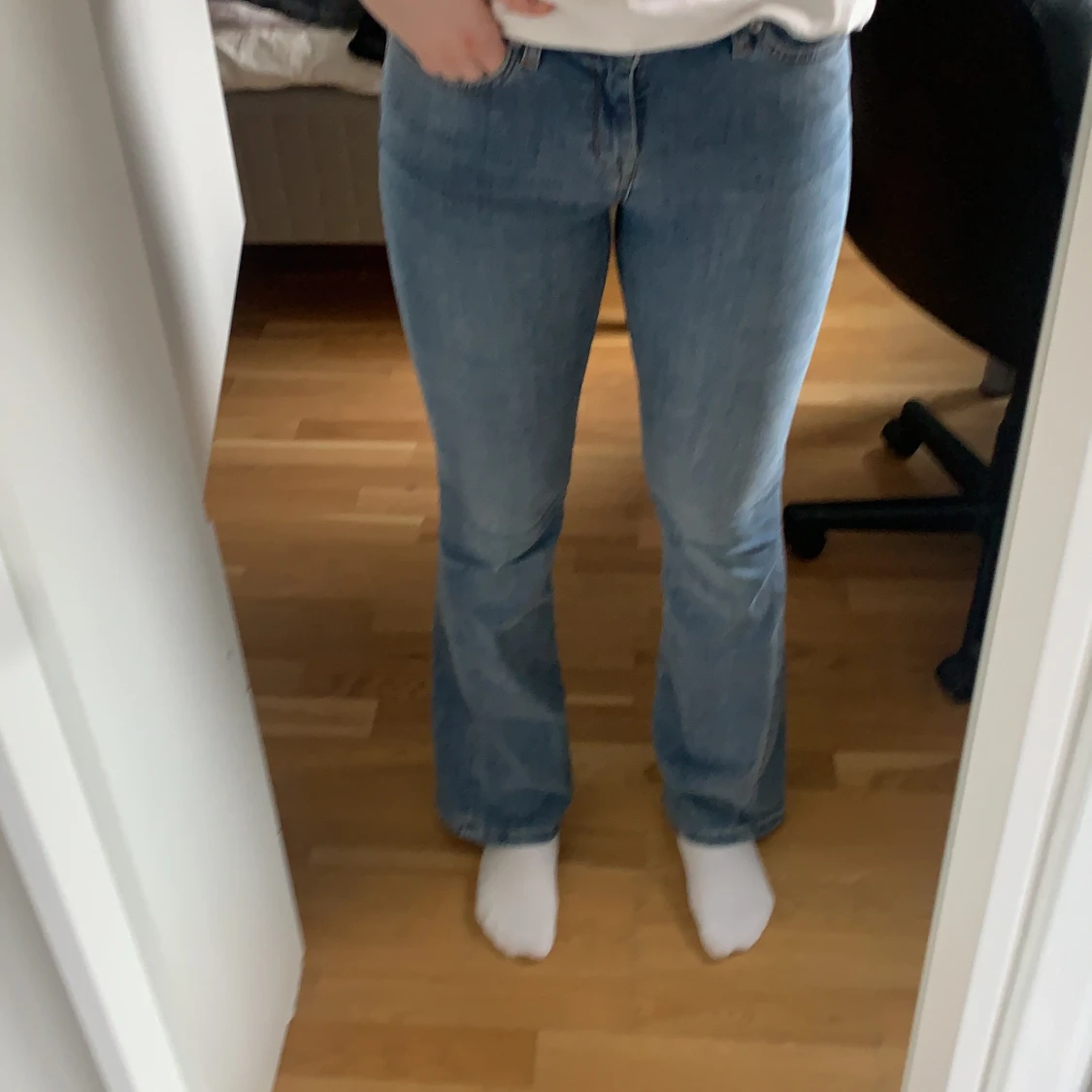 Bootcut jeans blå