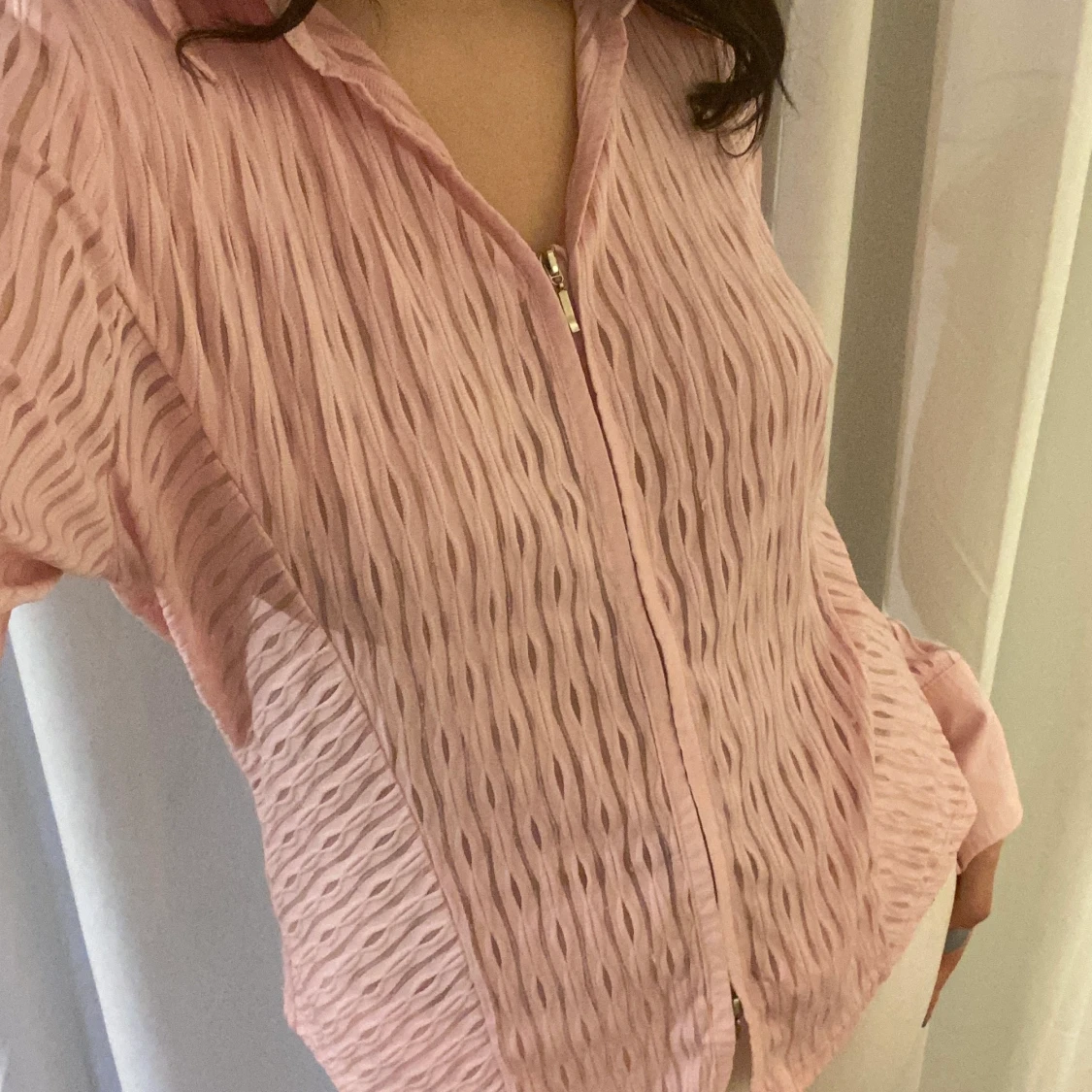 Rosa blus/skjorta - 90