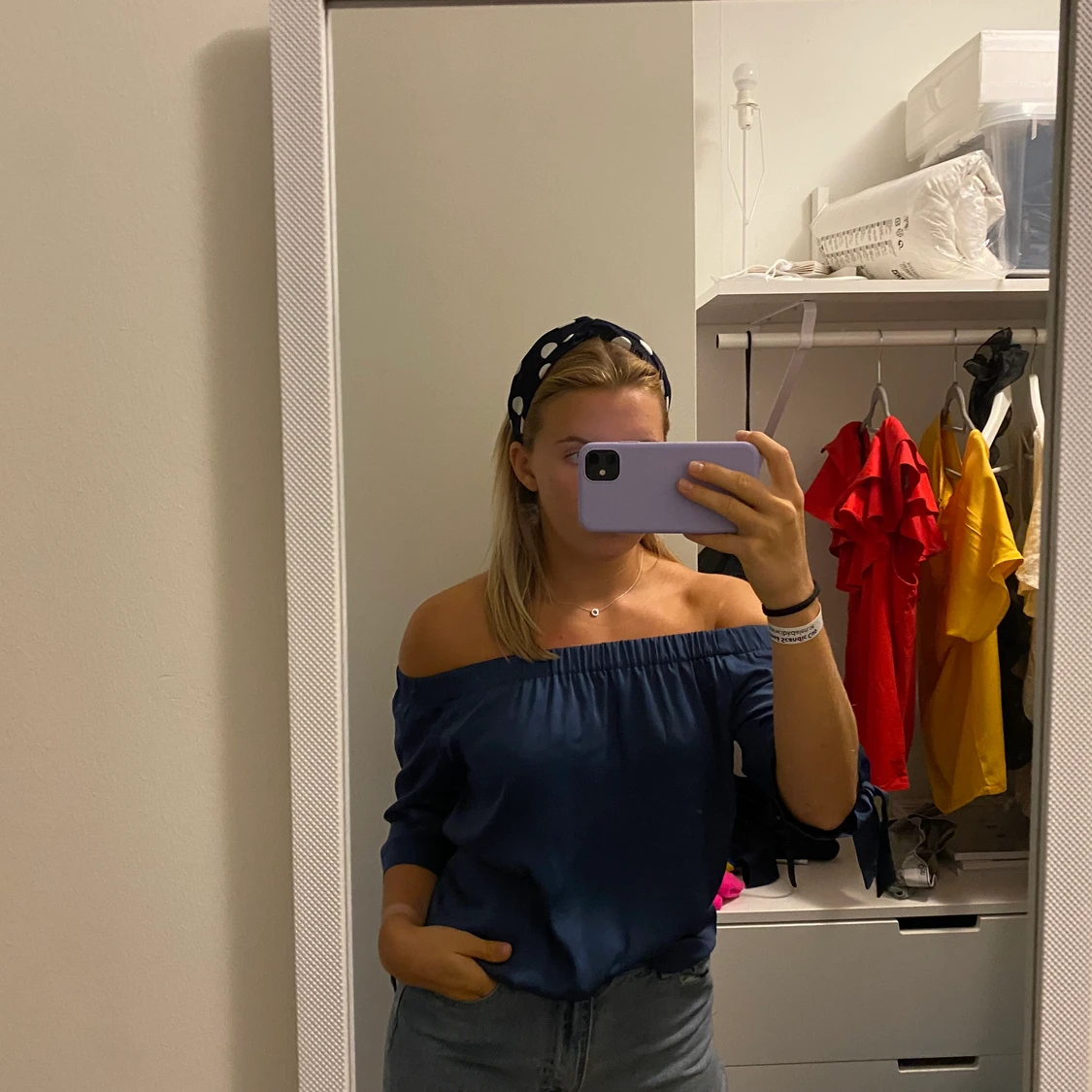 Off shoulder topp storlek 36 - 90