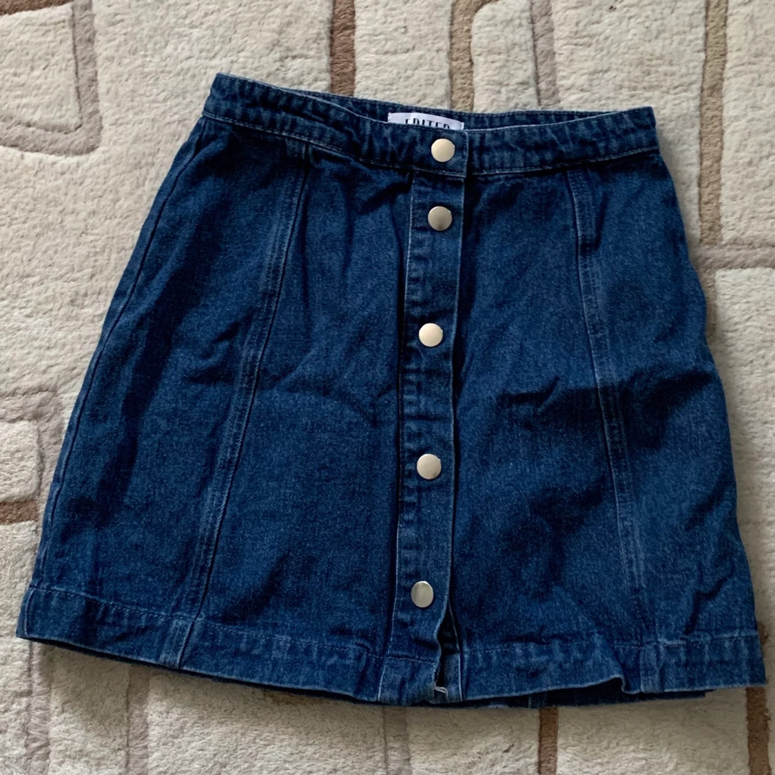 A-linjeformad jeanskjol - 90