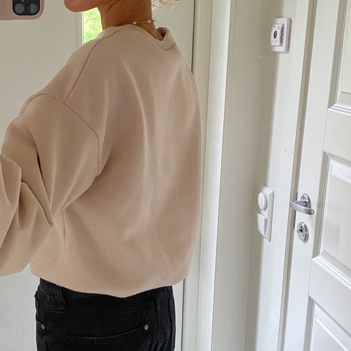 Sweatshirt med tryck - 91