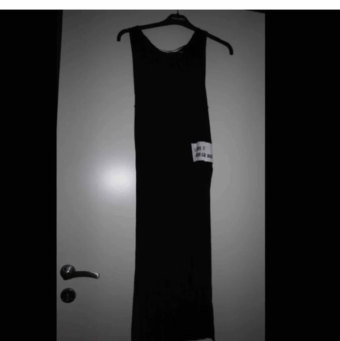 Lång klänning/linne med slits 