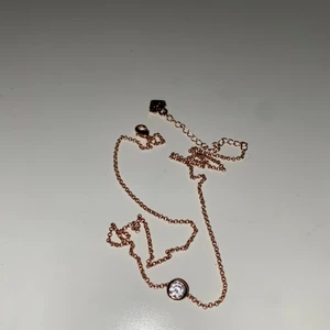 Halsband - Rosé färgat halsband