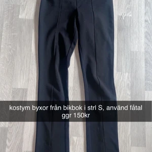 Kostymbyxor  - Säljer mina kostymbyxor från bikbok i strl S. använd 2ggr, säljer för 150kr 