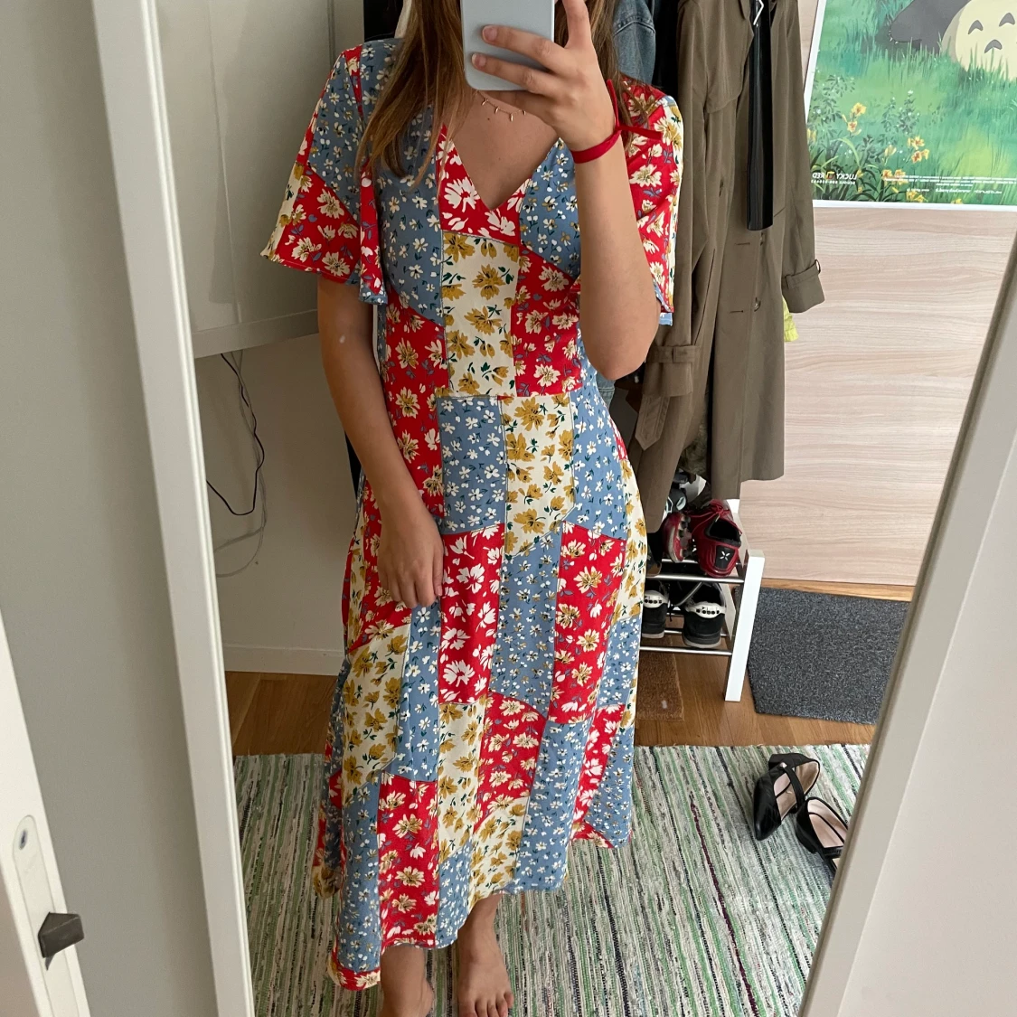 Modparade long floral dress. Size XS 