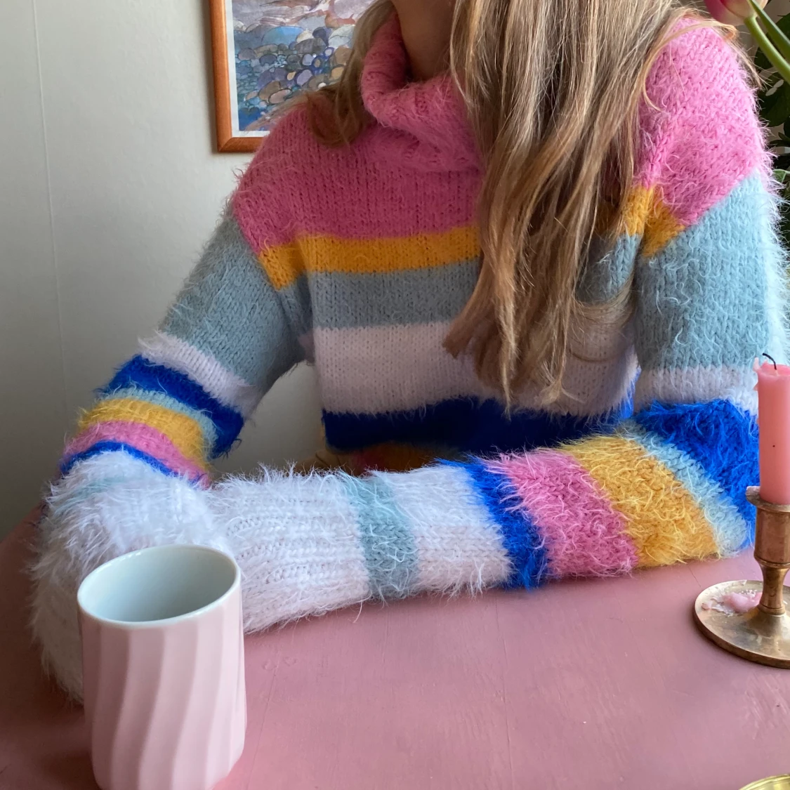 Stickad tröja  - 90