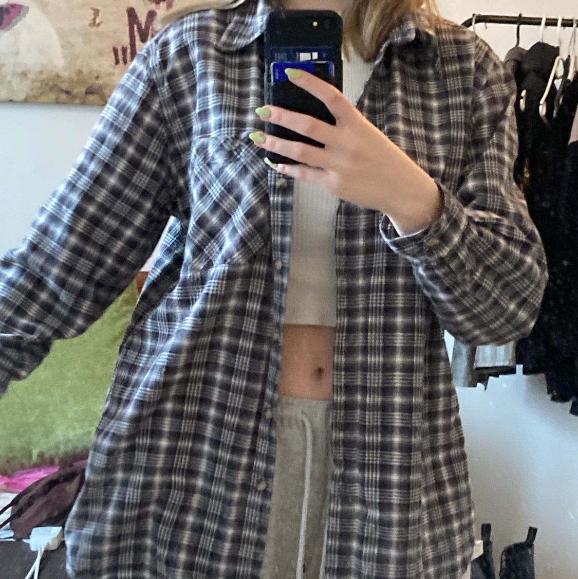 Oversized skjorta  - 90