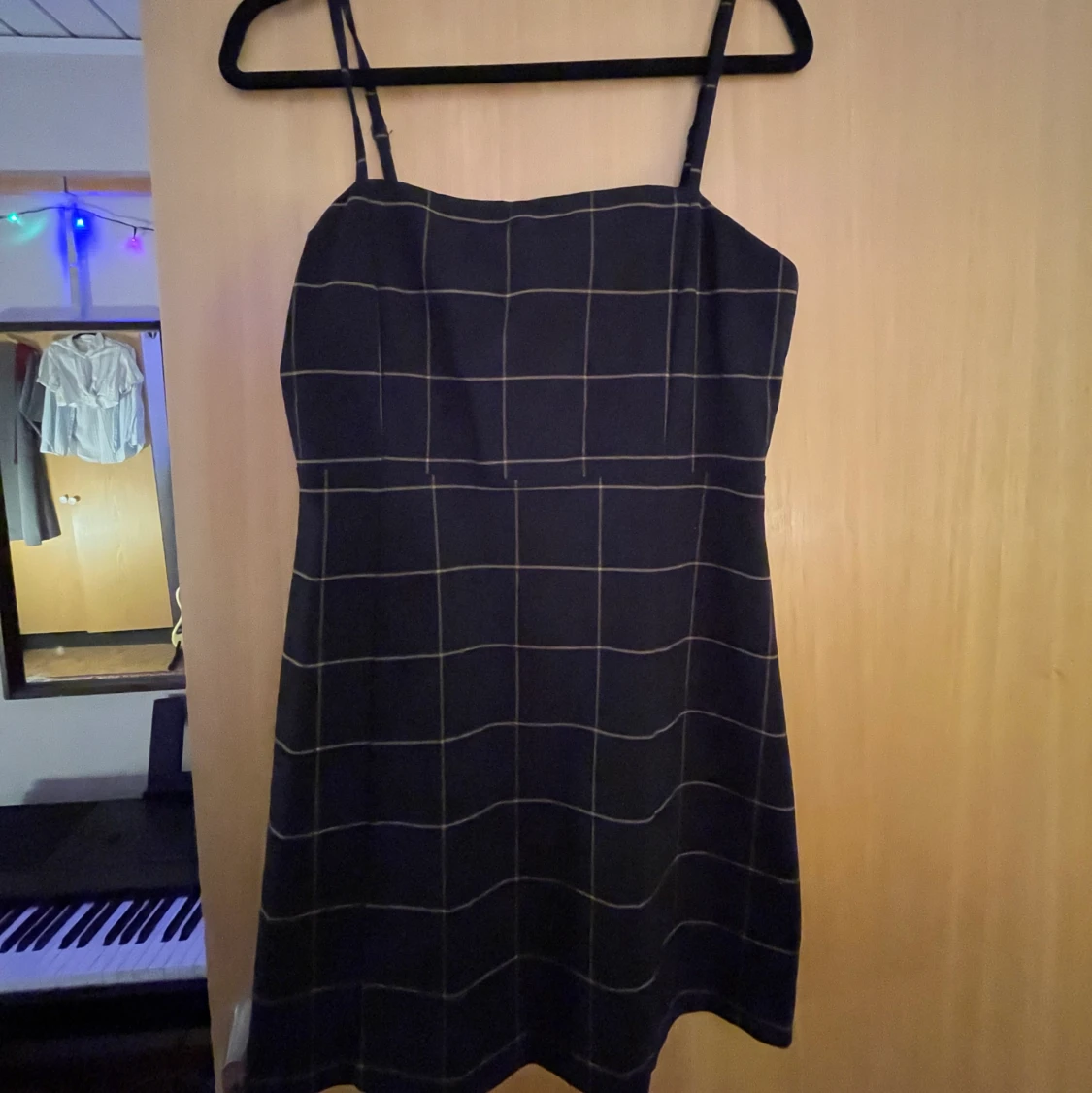 Rutig klänning - 90