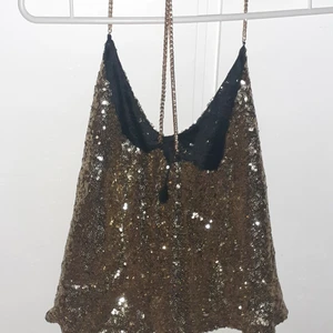 Part blouse - Gold party glowing fancy blouse