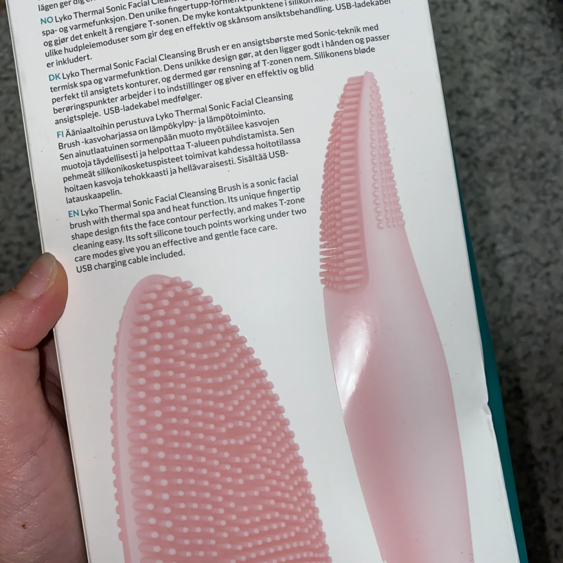 Thermal sonic facial cleansing brush  - 90