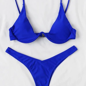 Bikini - Så trendig!!! Aldrig använd, råkade beställa två! 💕💕💙💙 Priset är för både under och överdel 