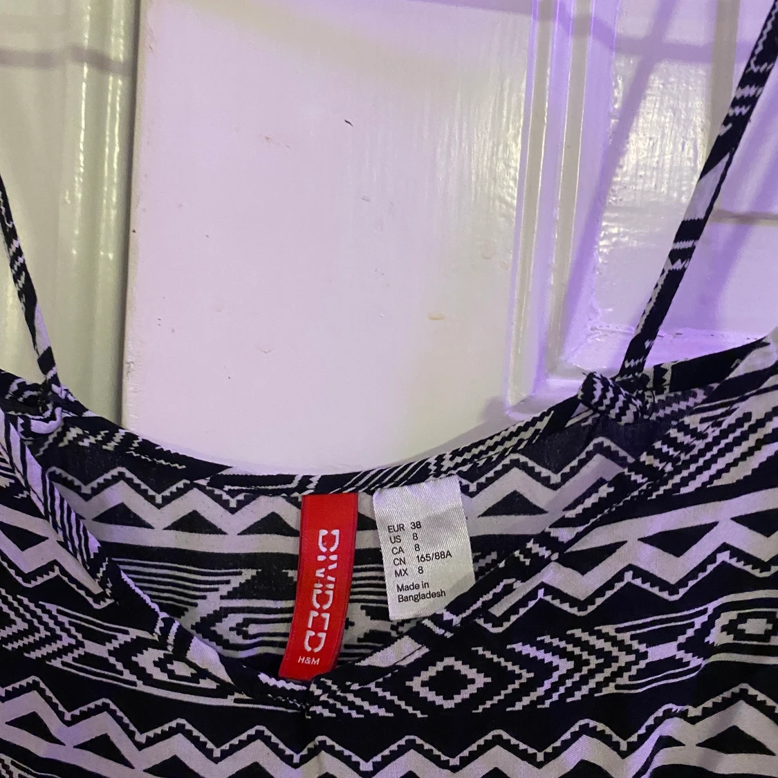 Mönstrad klänning i 38 - 91