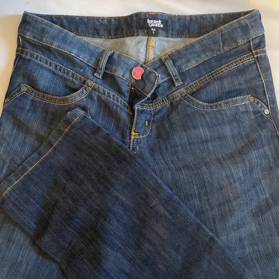 lågmidjade jeans  - 90