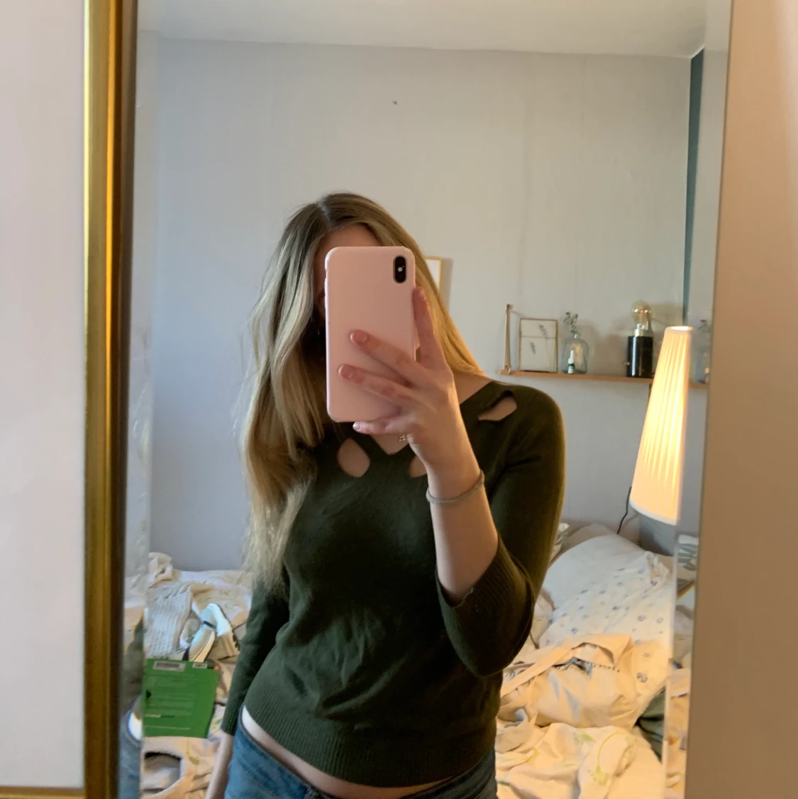 Fin grön tröja - 91