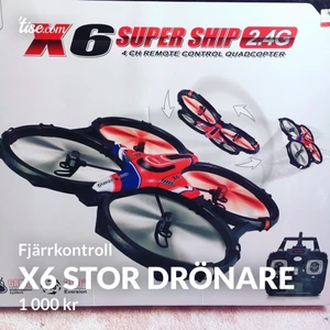 X6 stor drönare  - Här säljer jag en drönare för 1000kr köpt för 1099kr