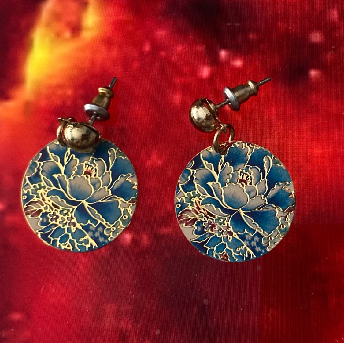 Små handgjorda örhängen ❤️ 3 cm långa - 90