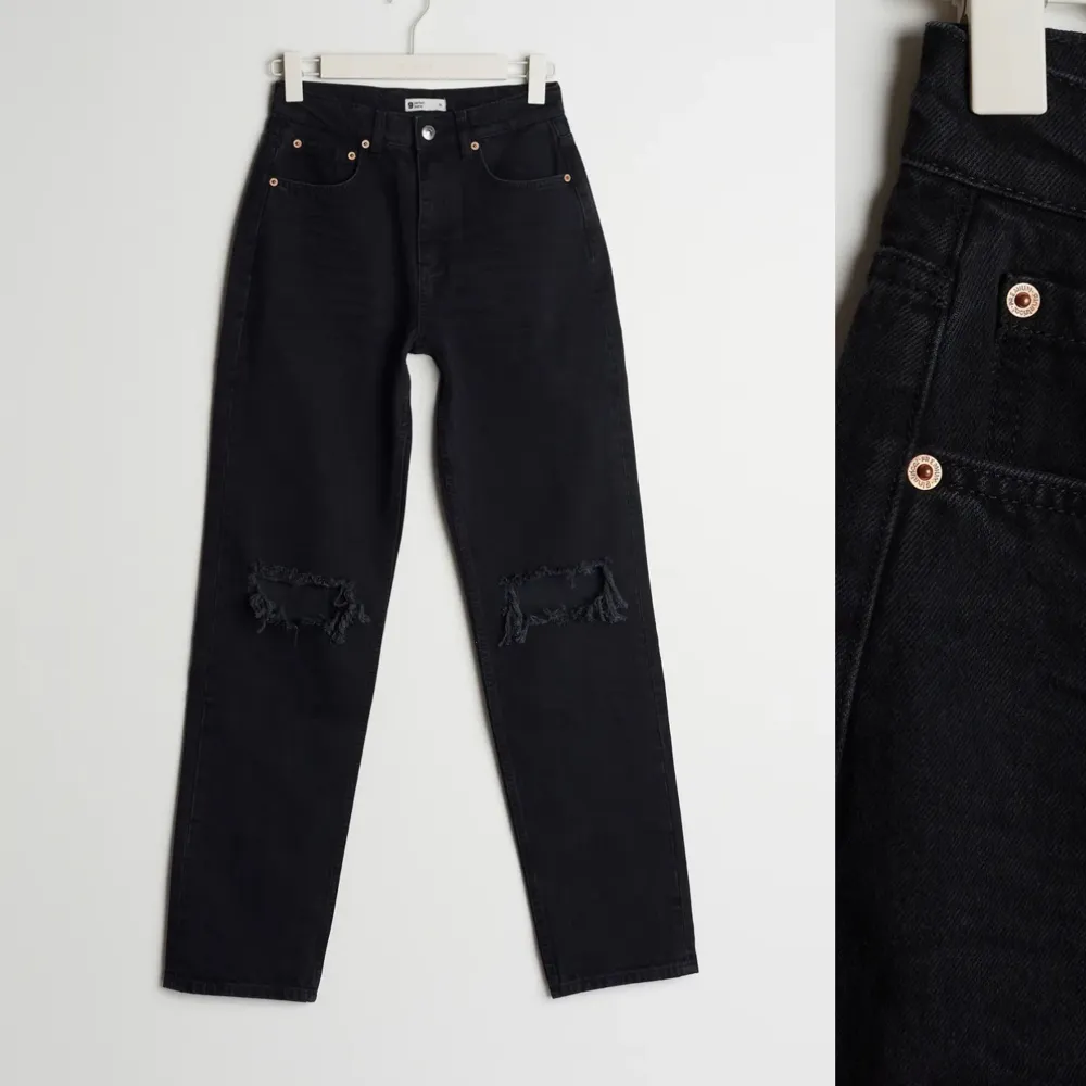 Mina super fina jeans från Gina tricot i storlek 34 (passar även 36), de är t tall modell o passar de som är över 170cm! 🤍🤍 använda 1 gång ! Skriv för mer bilder. Jeans & Byxor.