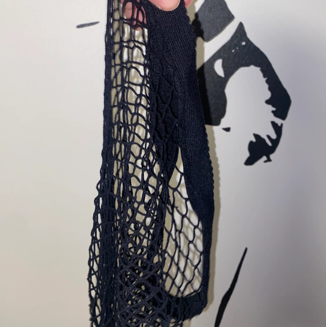 Oaänvända fishnet strumpbyxor - 90