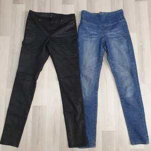 Två par jeans stl 38 på de svarta, de andra är uppslattningsvis 36/38 från veromoda shaping jeans