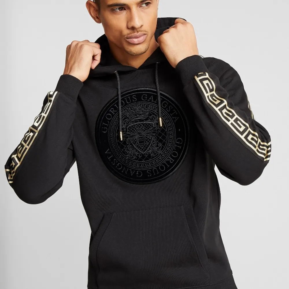 Svart Glorious Gangsta Hoodie Huvtrojor Traningstrojor