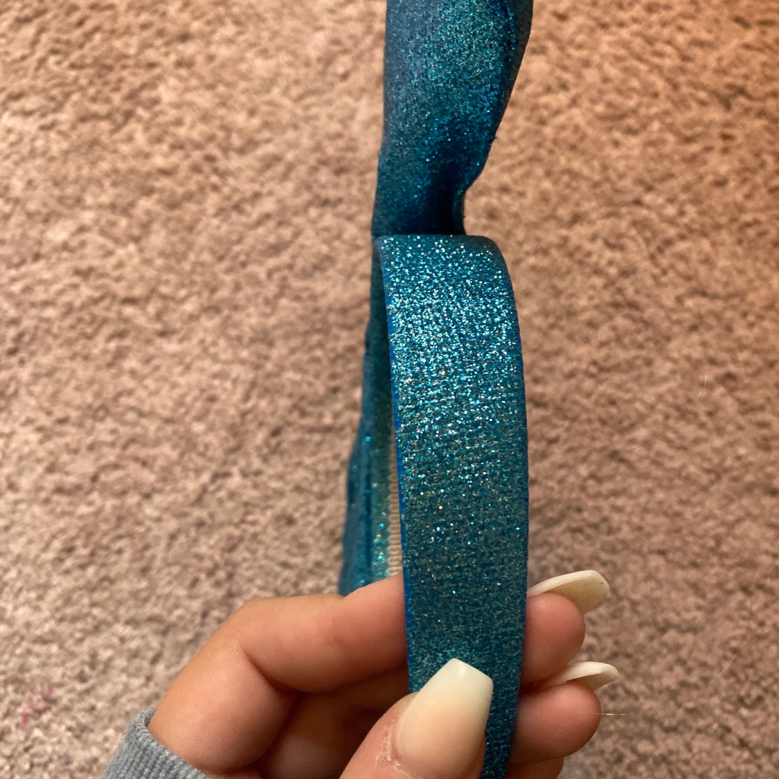 En blå rosett!  - 90