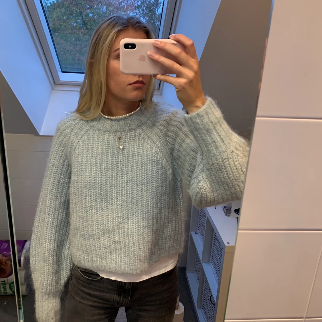 Stickad tröja  - 90