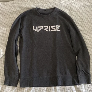 Sweatshirt - Grå sweatshirt i storlek L som sitter m/s. Bra material. Säljer eftersom den inte passar längre