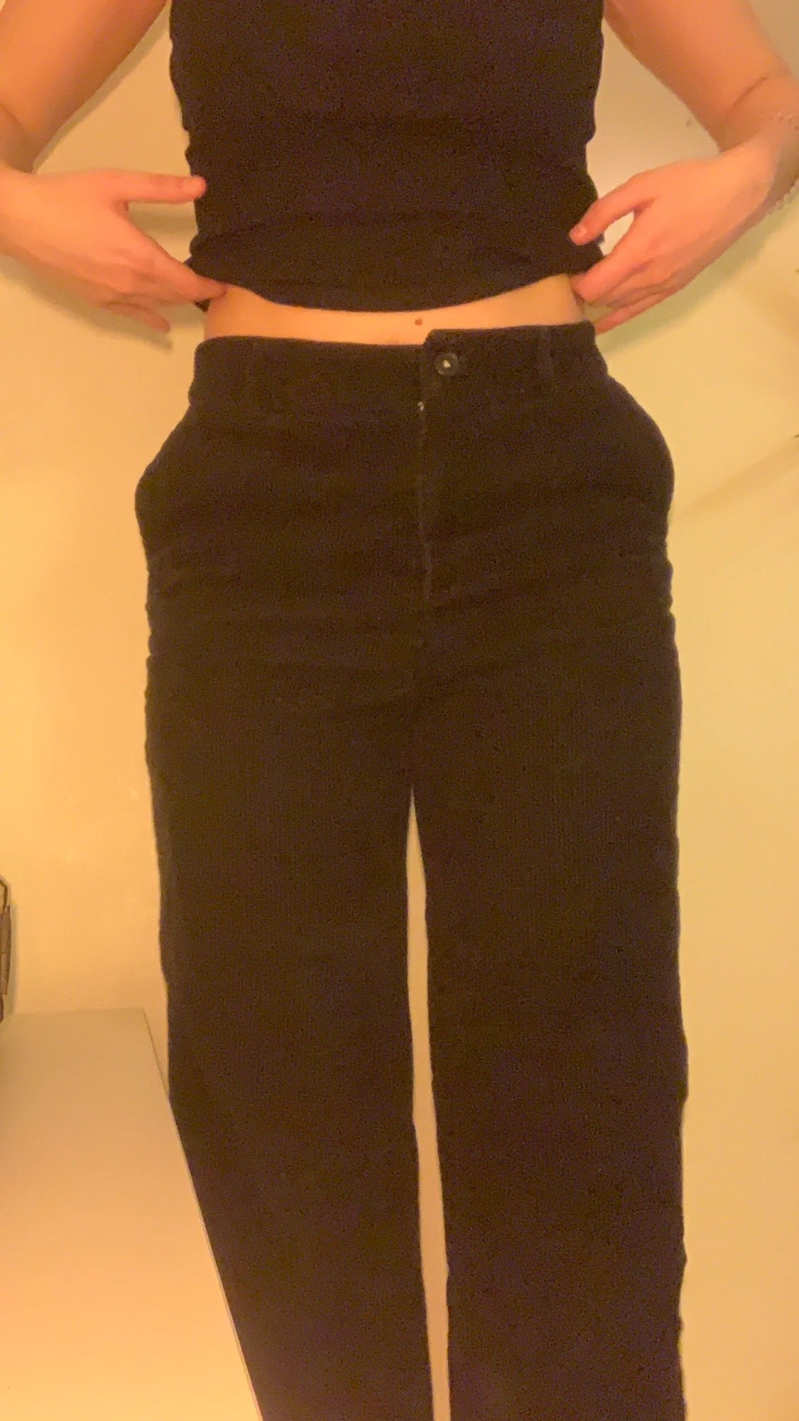 Byxor i manchestertyg - 90