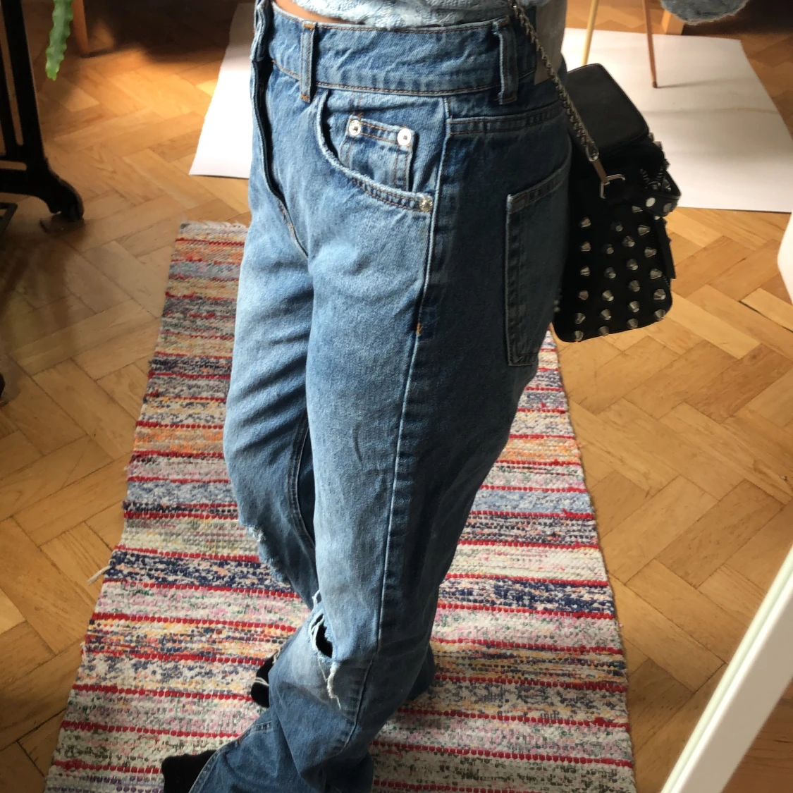 Pull and bear jeans med slits - 91