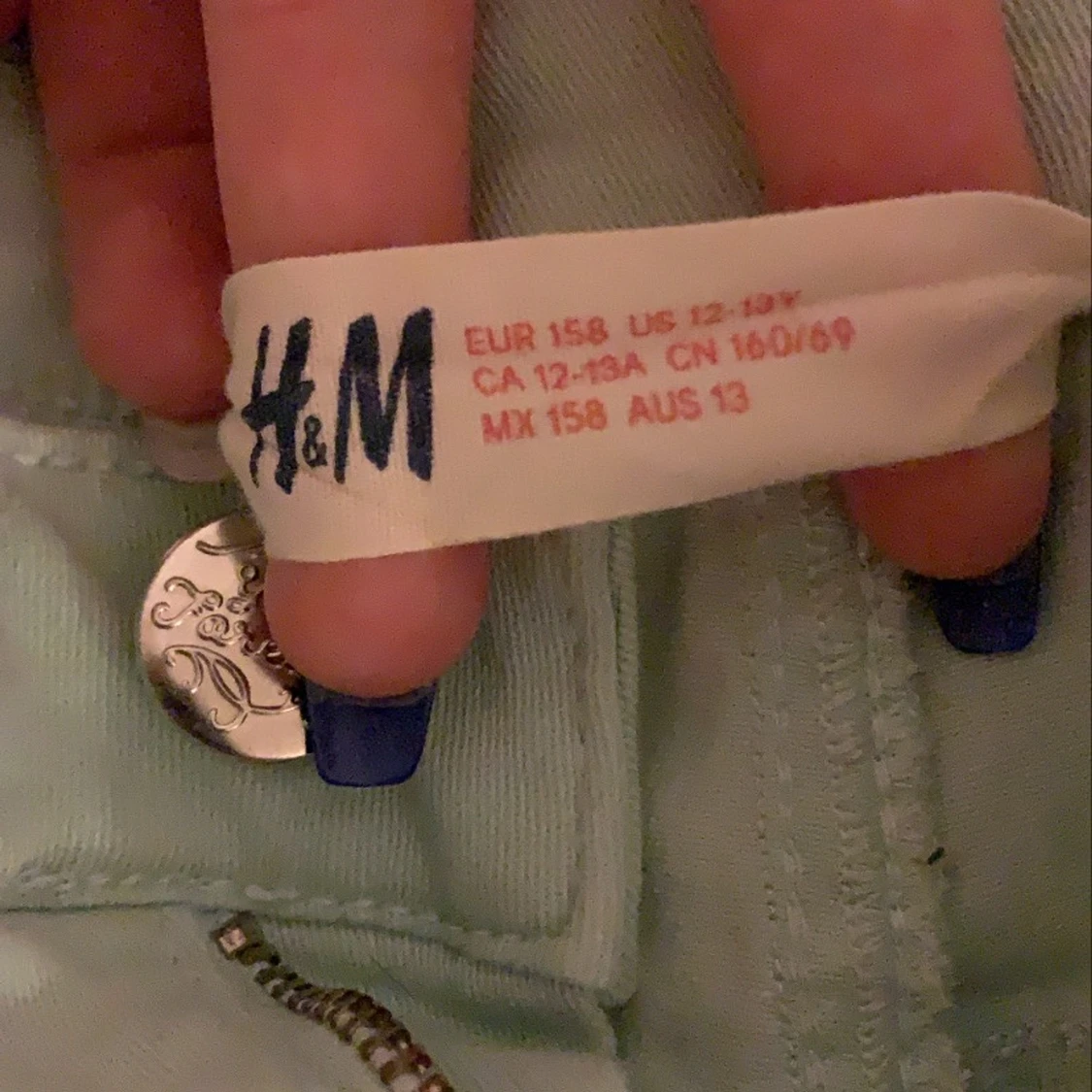 Ljusblåa Jeansshorts  - 43