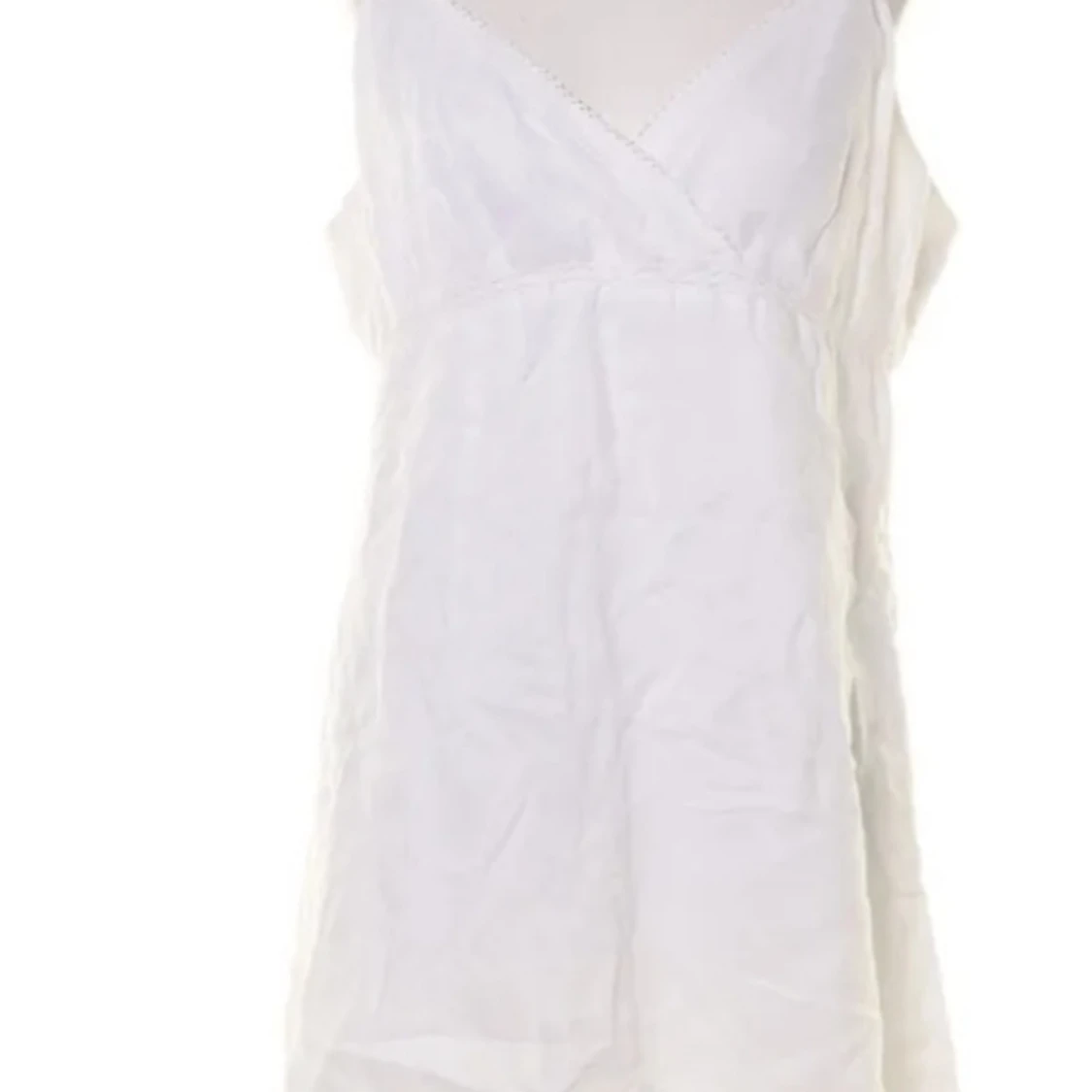 Vit sötaste sommarklänning - 90