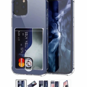 iPhone 12 PRO Max skal - iPhone 12 PRO Max genomskinligt skal med ficka till kort, jättesmidigt, köpte fel storlek.