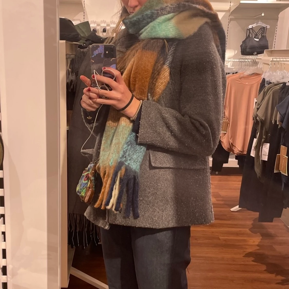 Kort grå kappa - 90