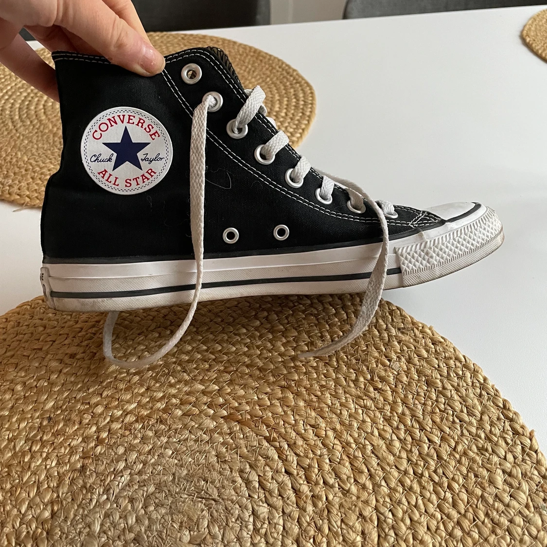 Converse svarta höga - 90