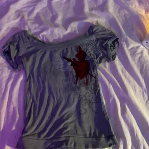 Fairy grunge topp - Grå topp 