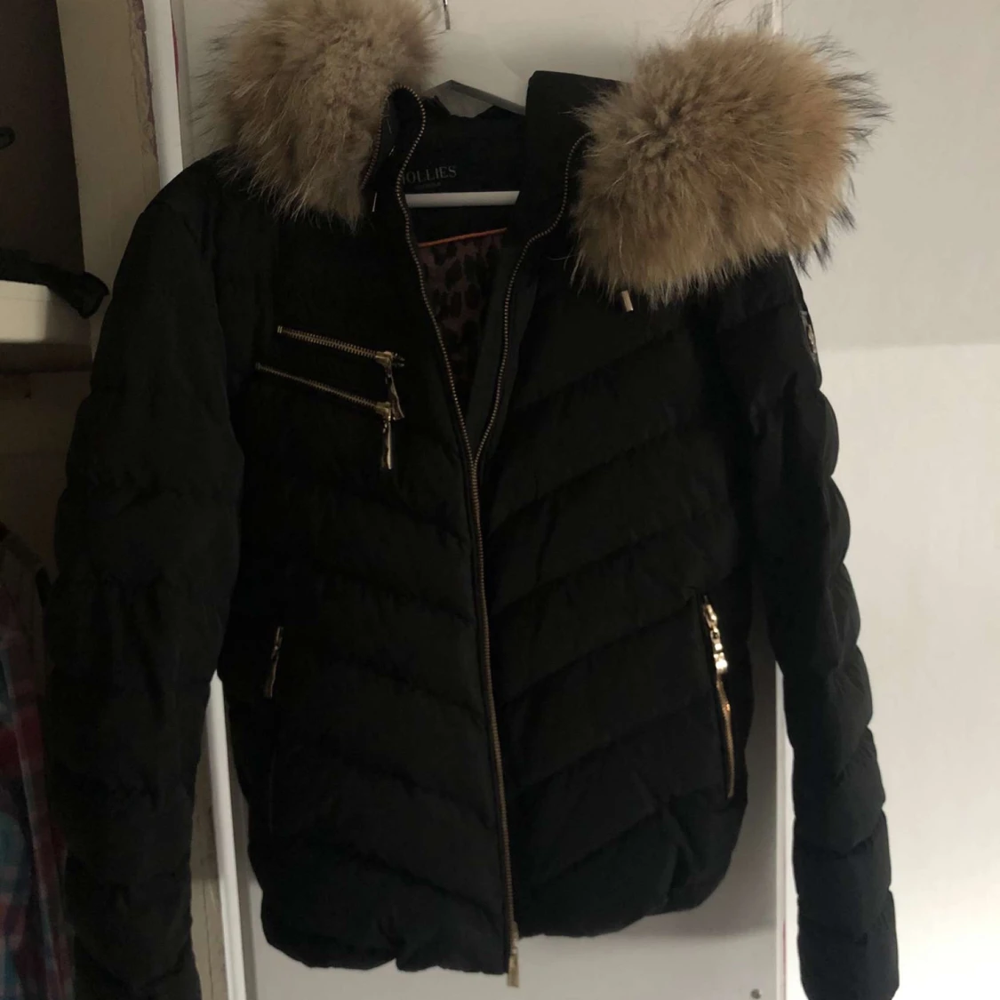 Hollies jacka m äkta päls - 90