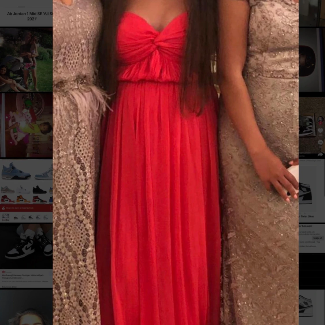 Rosa klänning stl 34