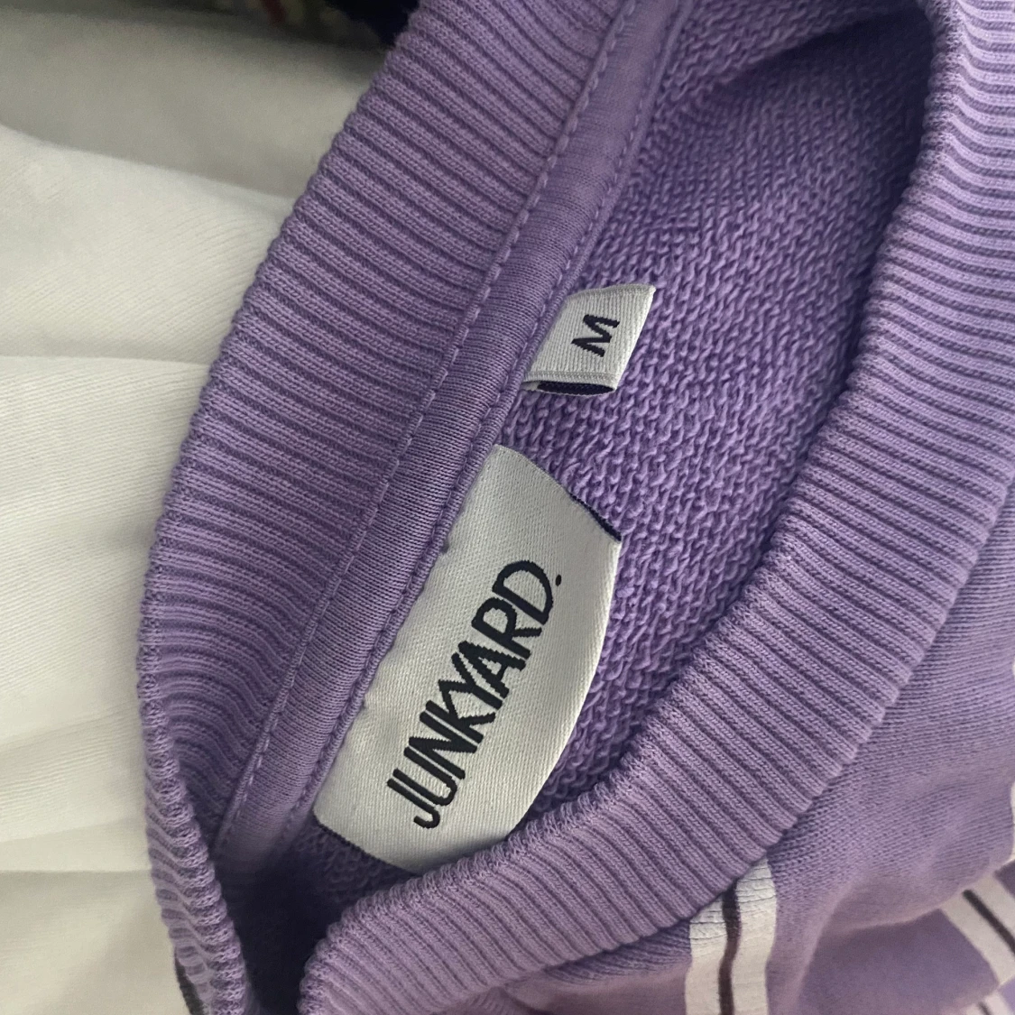 lila-randig sweatshirt - 91