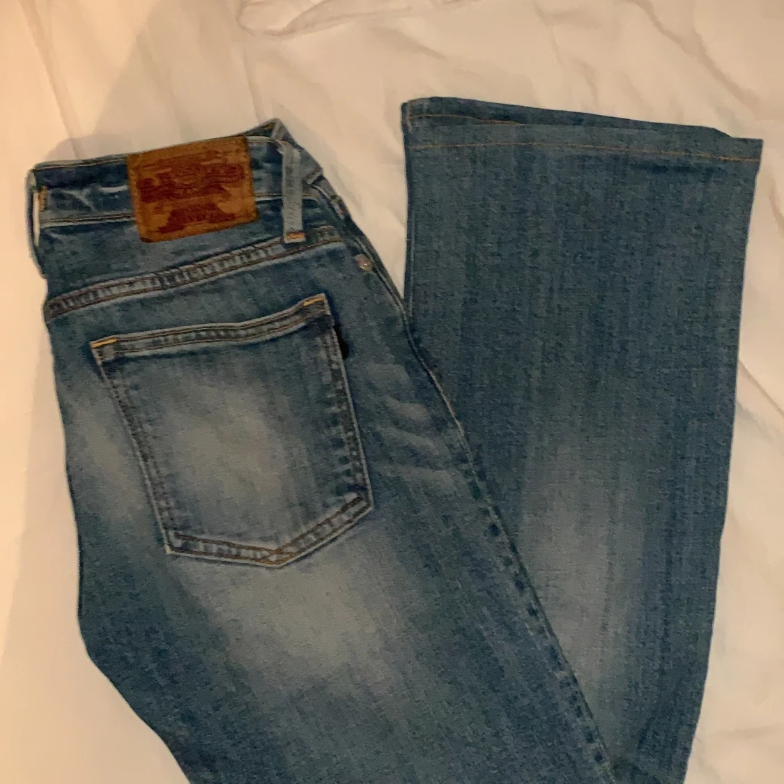Lågmidjade flare jeans Crocker - 91