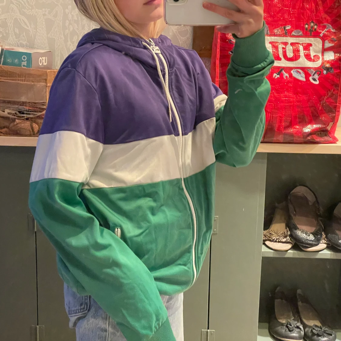 Zip up jacka strl S - 90