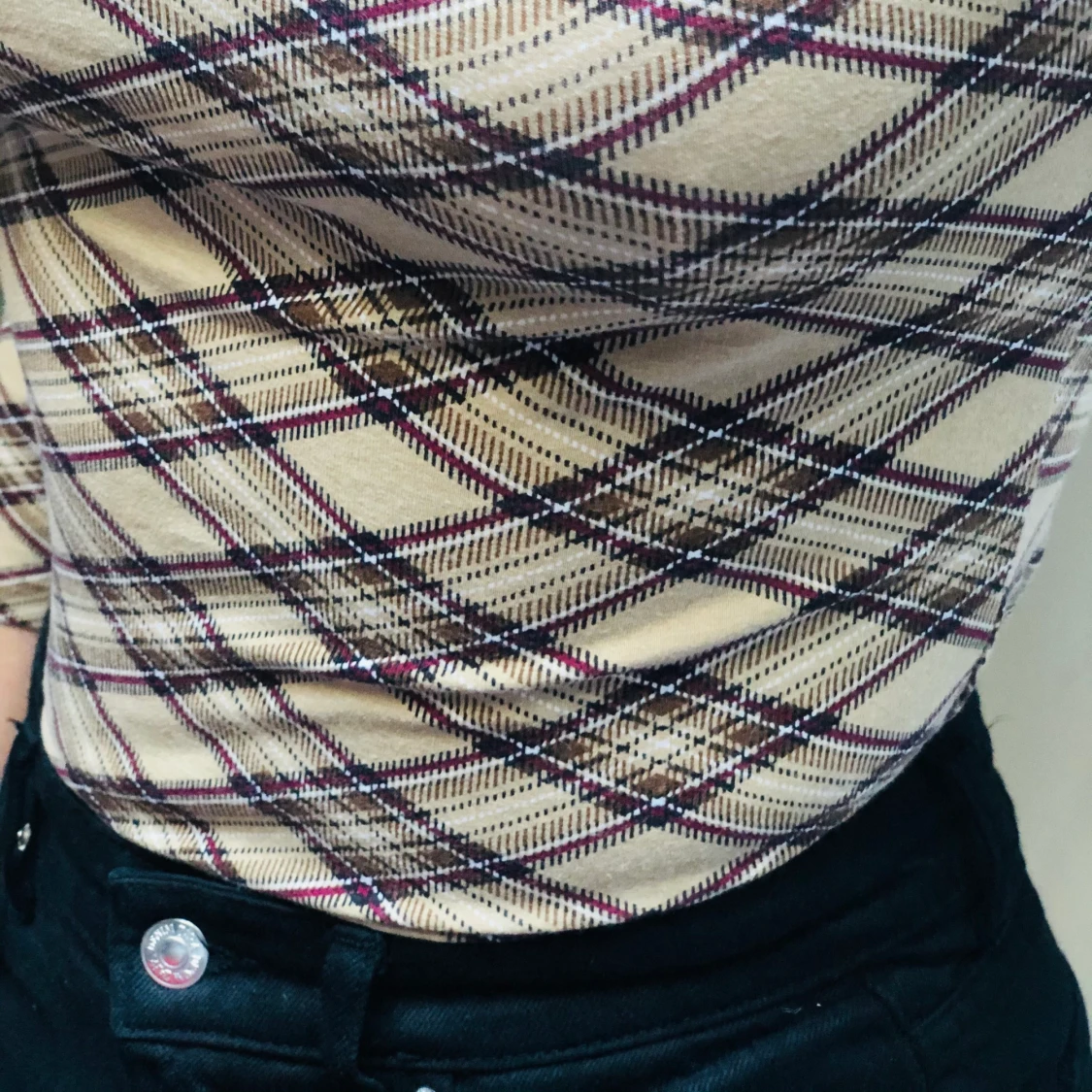 Mönstrad polotröja - 90