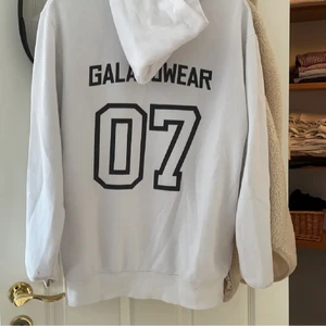 Hoodie - Hoodie med tryck back och en fågel framme vid bröstet! Sparsamt använd!