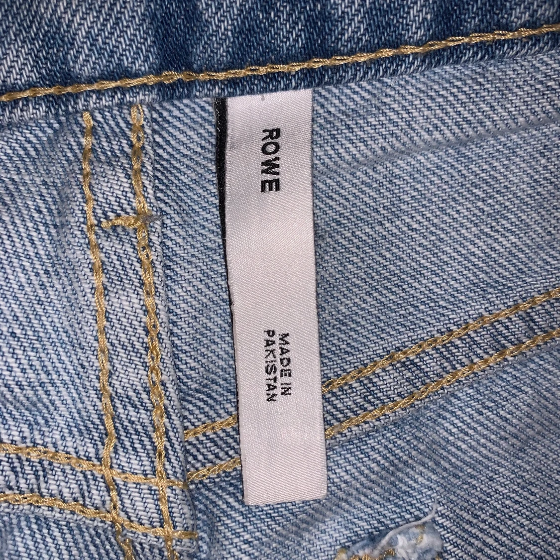 Blå raka jeans  - 90